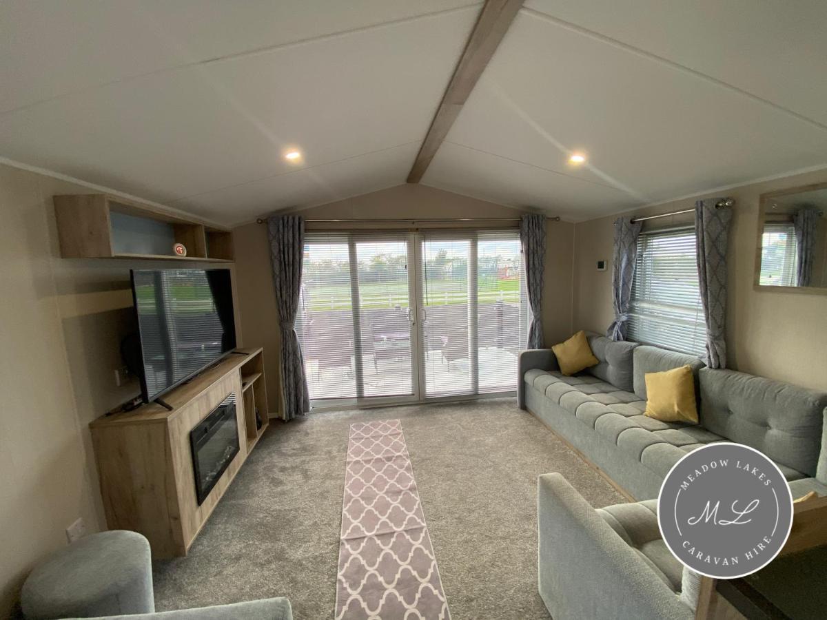 Meadow View 171 - Golden Palm - Central Heating, Wifi, Pet Friendly, Bed Linen - Meadow Lakes Caravan & Lodge Hire Chapel Saint Leonards Exteriör bild