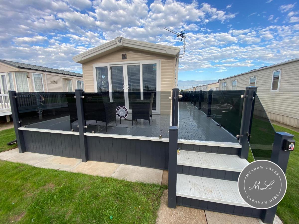 Meadow View 171 - Golden Palm - Central Heating, Wifi, Pet Friendly, Bed Linen - Meadow Lakes Caravan & Lodge Hire Chapel Saint Leonards Exteriör bild